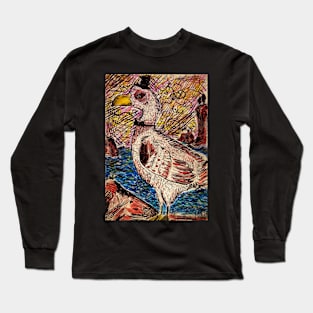 Dapper Gull at Sunset Long Sleeve T-Shirt